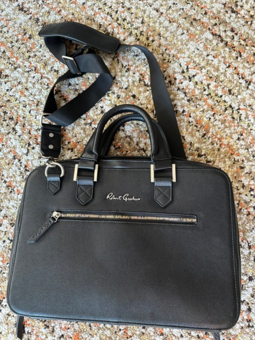 Robert Graham briefcase, New without tags-Black, well designed